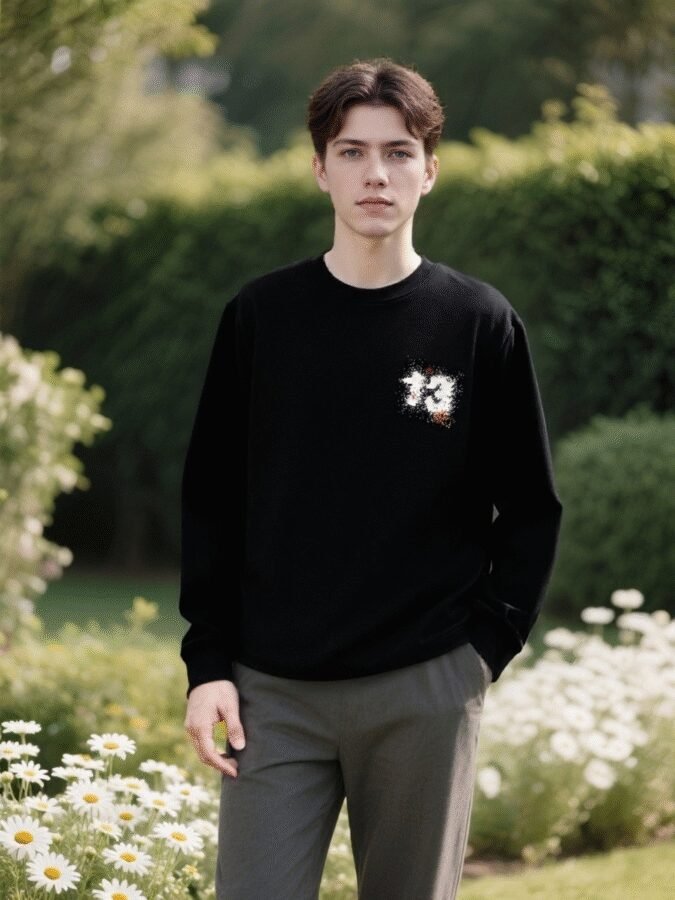 Direct-to-Garment Printed Sweatshirt | Premium Crewneck 88235# | Wholesale Streetwear - Image 16