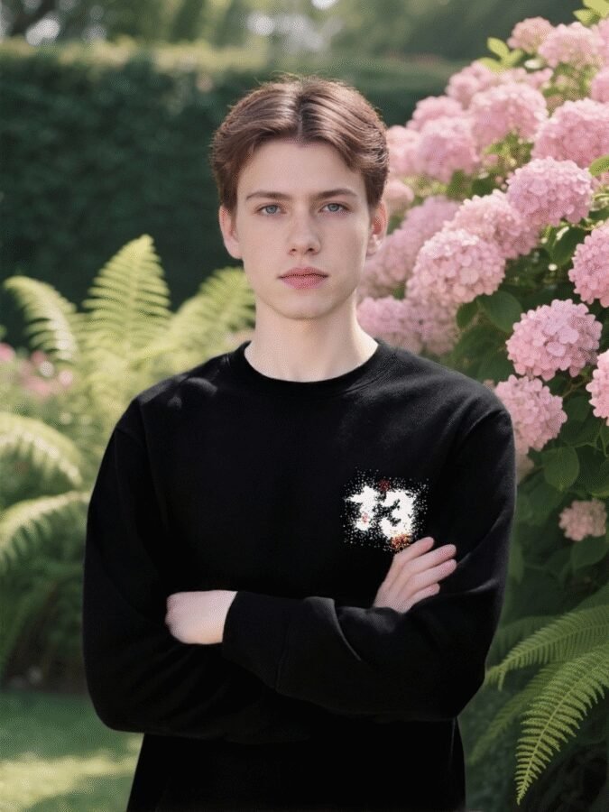 Direct-to-Garment Printed Sweatshirt | Premium Crewneck 88235# | Wholesale Streetwear - Image 15
