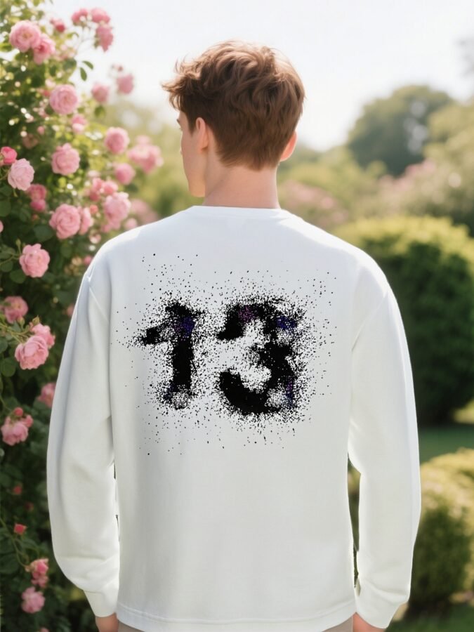 Direct-to-Garment Printed Sweatshirt | Premium Crewneck 88235# | Wholesale Streetwear - Image 13