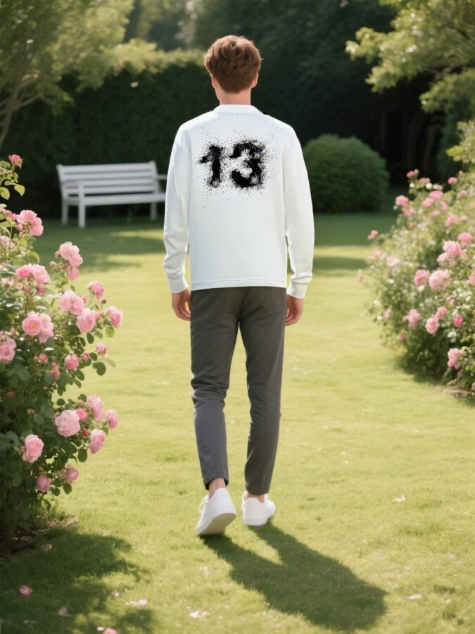 Direct-to-Garment Printed Sweatshirt | Premium Crewneck 88235# | Wholesale Streetwear - Image 12