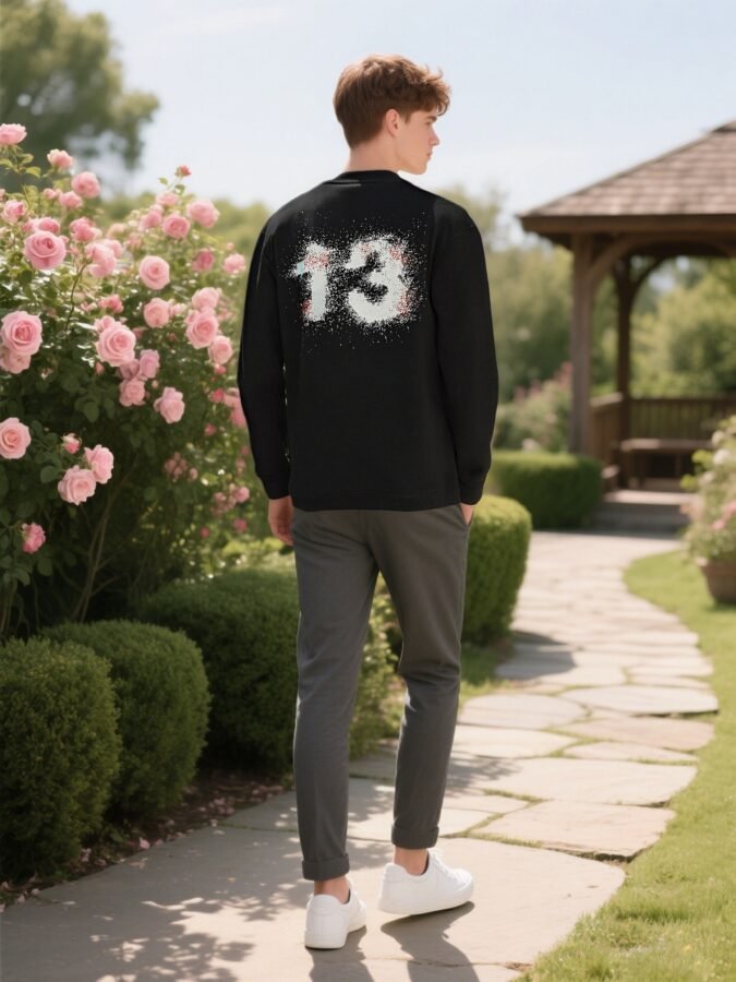 Direct-to-Garment Printed Sweatshirt | Premium Crewneck 88235# | Wholesale Streetwear - Image 20