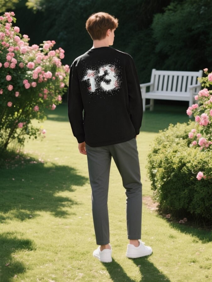 Direct-to-Garment Printed Sweatshirt | Premium Crewneck 88235# | Wholesale Streetwear - Image 21