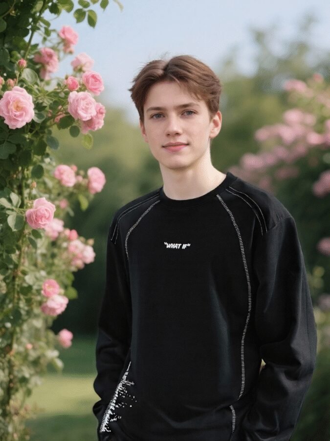 Huso Stitch Structural Sweatshirt | Designer Crewneck 88251# | Premium Wholesale Streetwear - Image 17