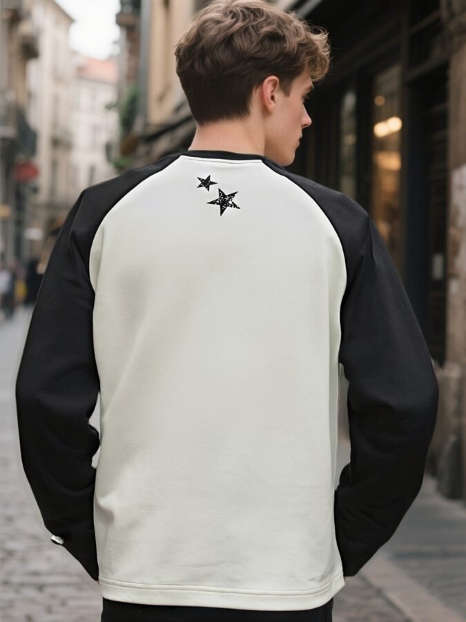 Vintage Washed Print Sweatshirt | Distressed Crewneck 88272# | Premium Wholesale Streetwear - Image 13