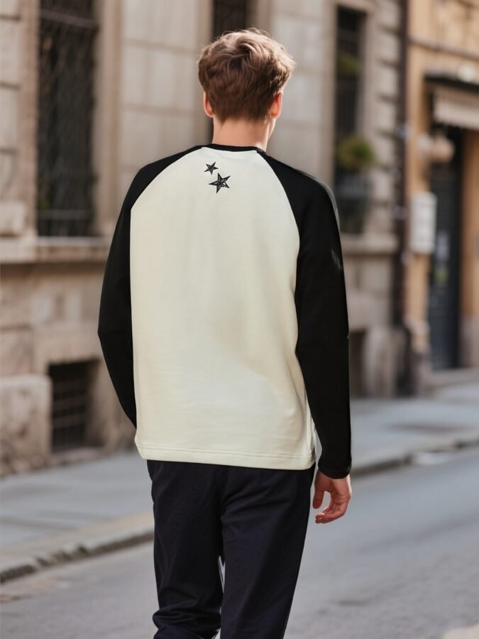 Vintage Washed Print Sweatshirt | Distressed Crewneck 88272# | Premium Wholesale Streetwear - Image 11