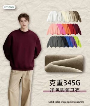 Essential Crewneck Sweatshirt 2025 (A_M2407) | Brushed Fleece Basic