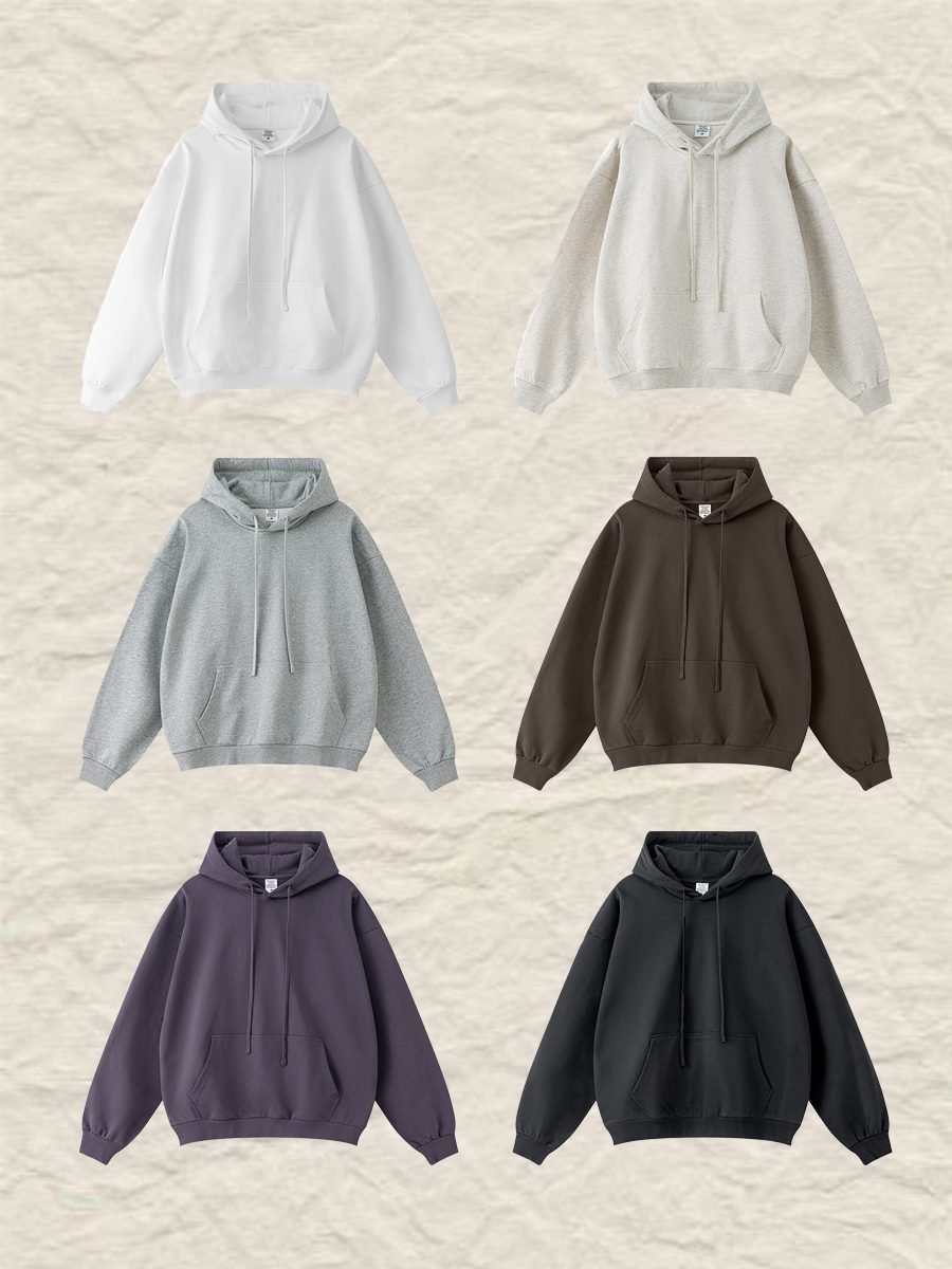 Ultimate 440gsm Oversize Hoodie 2025 (A_M24119) | Heavyweight Basic Pullover - Image 2
