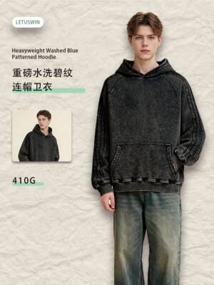 Essential Washed Fleece Sweatshirt 2025 (A_M2432) | Heavyweight Terry
