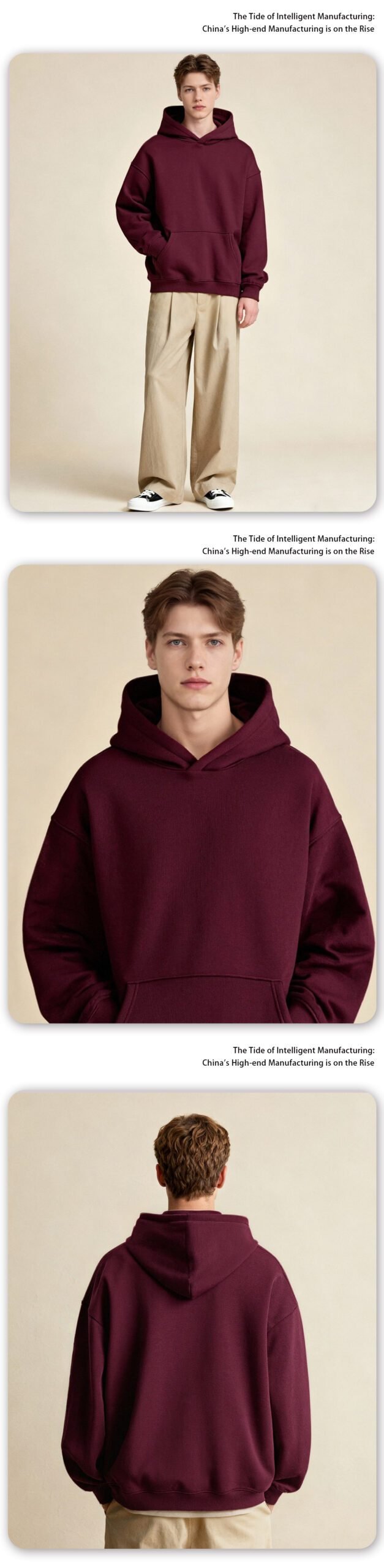Premium Brushed Fleece Hoodie 2025 (A_M2406) | Oversized 25-Color Range - Image 17